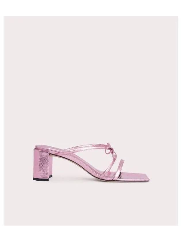 JUNE METALLIC LEATHER SANDALS PINK B1FVSM031WHOME3LL0 - BY FAR - BALAAN 2