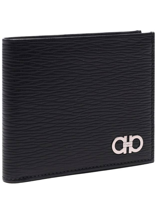 ID Window Gancini Half Wallet Black - SALVATORE FERRAGAMO - BALAAN 4