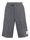 4 Bar Stripe Shorts Grey - THOM BROWNE - BALAAN 2