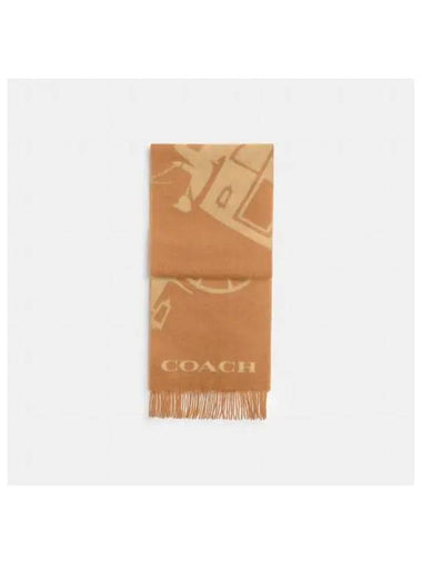 Hose and Carriage Cashmere Muffler CU826 T7J - COACH - BALAAN 1