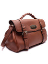 Alexa Medium Heavy Grain Tote Bag Chestnut - MULBERRY - BALAAN 4