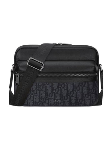 Rider 2.0 Zipper Messenger Bag Black - DIOR - BALAAN 1