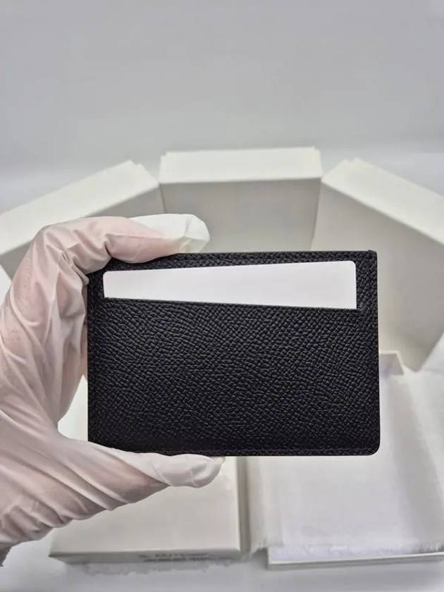 Four Stitch Card Wallet Black - MAISON MARGIELA - BALAAN 4