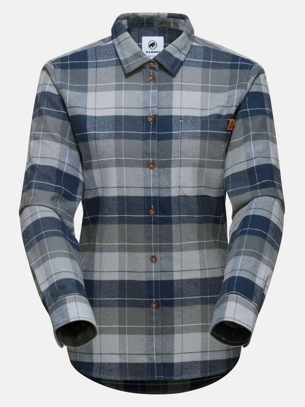 Trovat Check Long Sleeve Shirt Steel Navy - MAMMUT - BALAAN 2