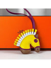 horse head Gigi bag charm yellow - HERMES - BALAAN.