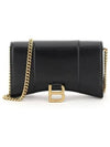 hourglass chain mini cross bag black - BALENCIAGA - BALAAN.