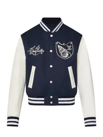 Calfskin Varsity Jacket 1AFQMN - LOUIS VUITTON - BALAAN 1