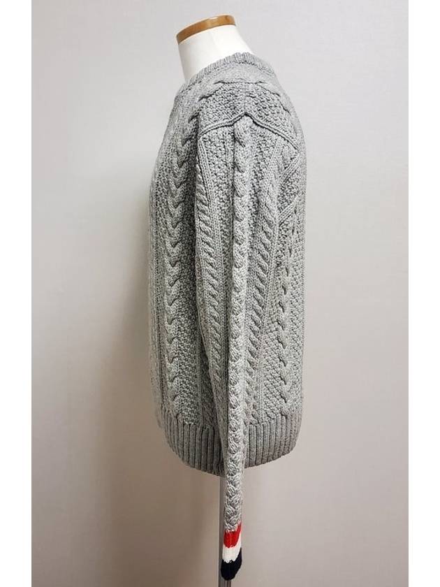 Aran cable wool knit 5 - THOM BROWNE - BALAAN 3