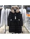 Khloe Long Down Jacket Black - MONCLER - BALAAN 3