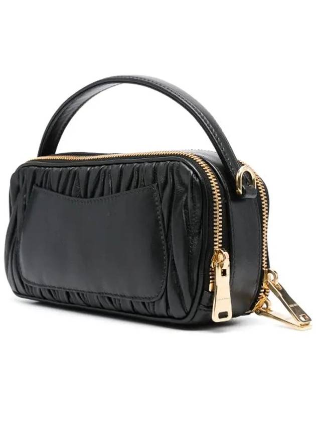 Matelasse Nappa Leather Shoulder Bag Black - MIU MIU - BALAAN 4