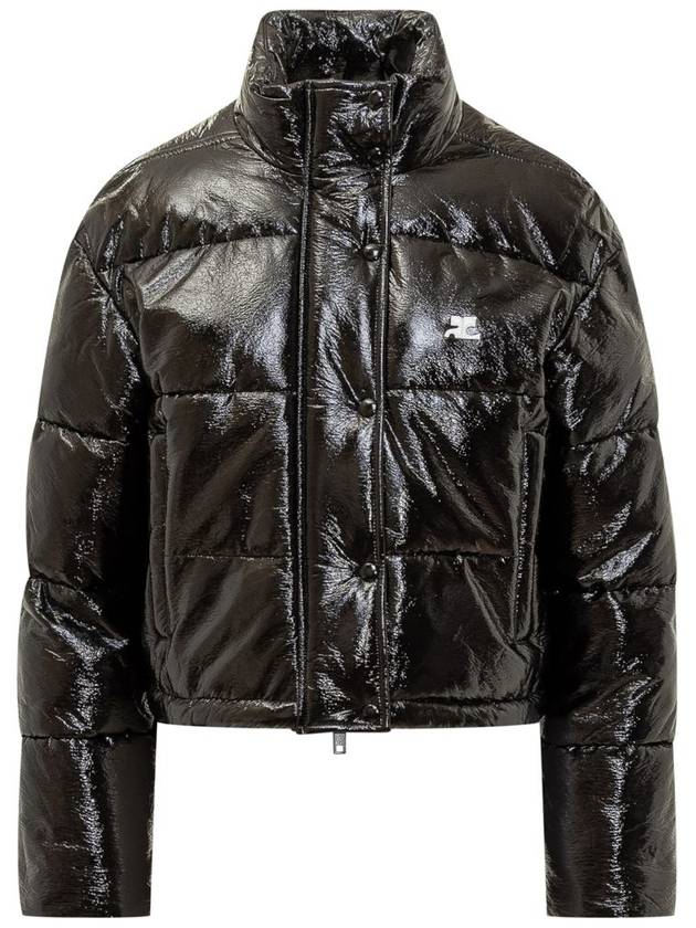 Vinyl Padding Jacket Black - COURREGES - BALAAN 2