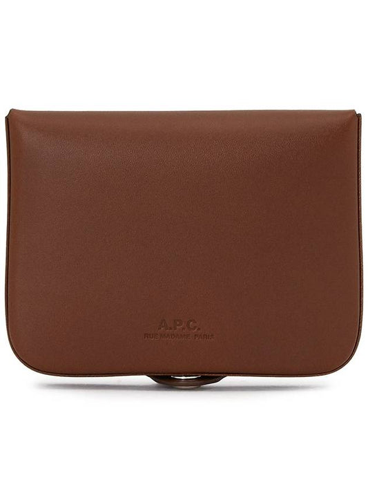 Josh Leather Coin Wallet Hazelnut - A.P.C. - BALAAN 2