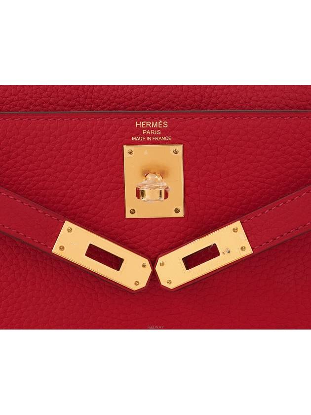 Kelly Ado Rouge Casac Gold Plated D 74512 - HERMES - BALAAN 6