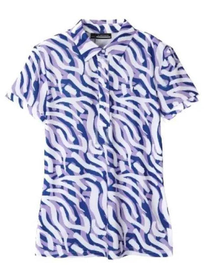 Golf Hailey Print Polo GWJT08476 Q279 Women's Hailey Print Polo - J.LINDEBERG - BALAAN 2