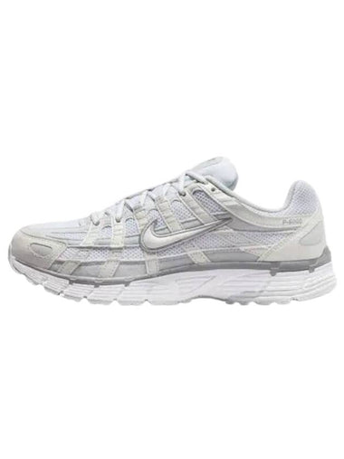 P 6000 Low Top Sneakers White Grey - NIKE - BALAAN 1