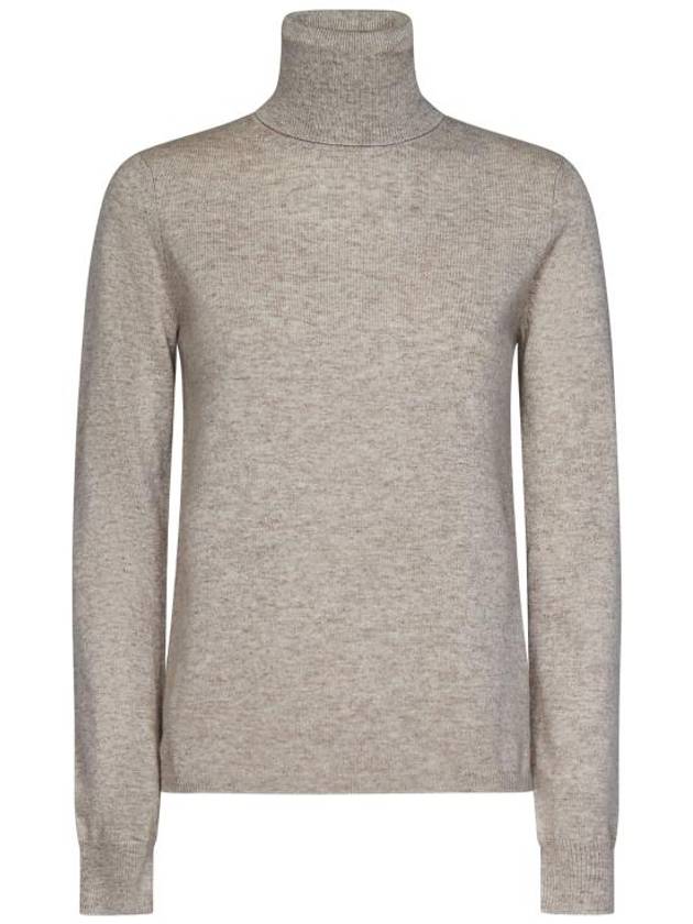 Women's Radura Wool Turtleneck Beige - MAX MARA - BALAAN 1