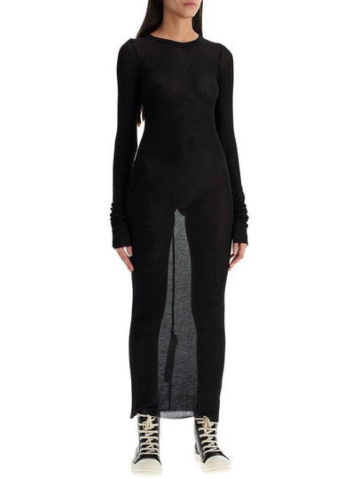 long fitted jersey dress - RICK OWENS - BALAAN 2