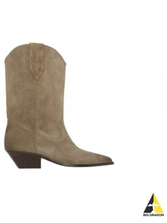 Duerto Suede Middle Boots Brown - ISABEL MARANT - BALAAN.