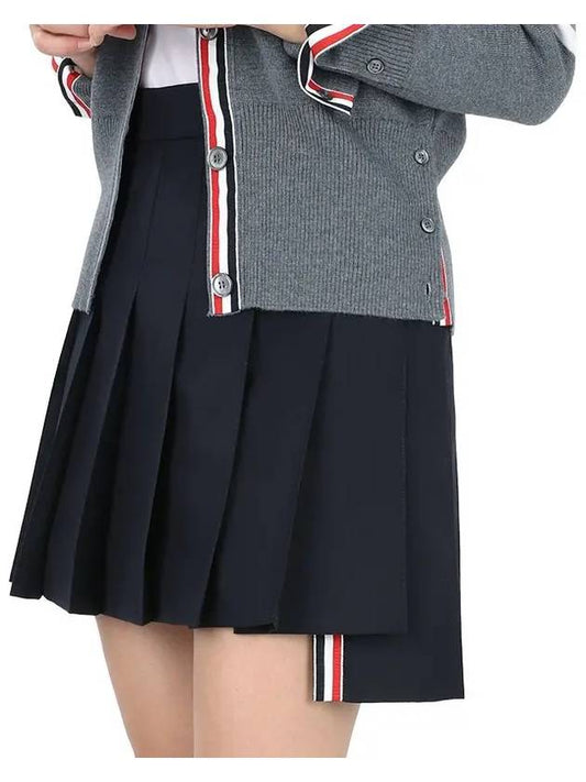 School Uniform Pleated Skirt Navy - THOM BROWNE - BALAAN 2