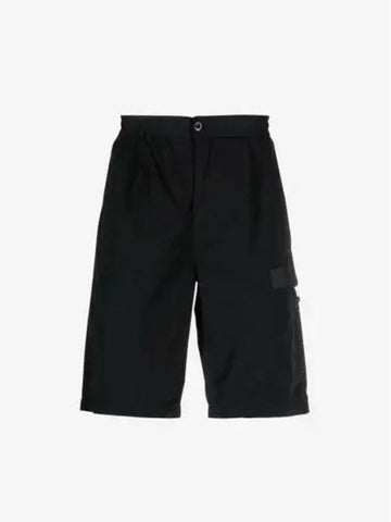 Flat Nylon Metropolis Logo Badge Cargo Shorts Navy - CP COMPANY - BALAAN 1