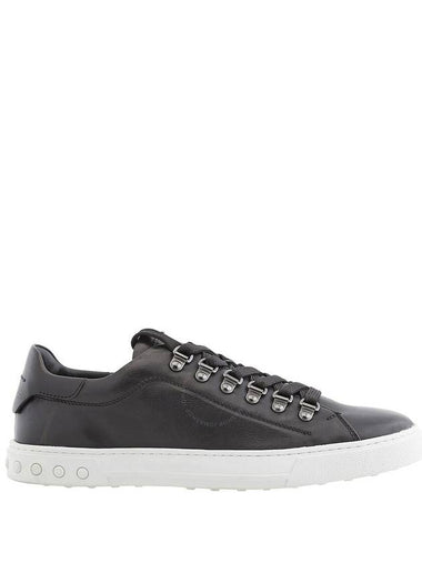 Tods Men's Cassetta Gomma Leather Low-Top Sneakers, Brand Size 6 ( US Size 7 ) - TOD'S - BALAAN 1