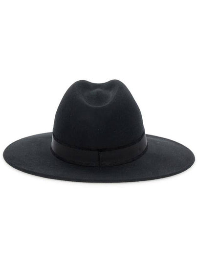 'Valdengo' Black Fedora Hat With Stiff Brim In Wool Woman - ANTONELLI - BALAAN 2