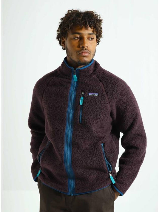 Retro Pile Fleece Zip-Up Jacket Obsidian Plum - PATAGONIA - BALAAN 2