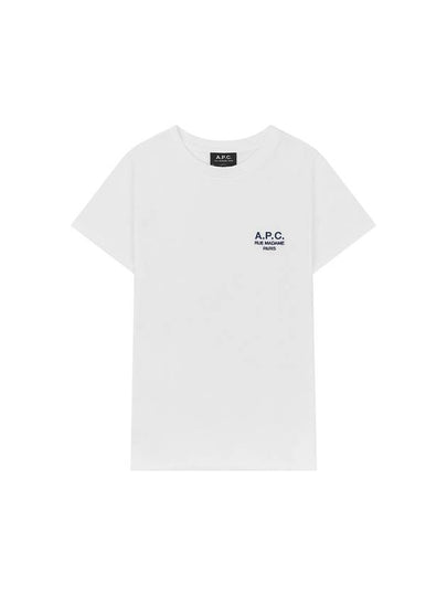 Denise Embroidered Short Sleeve T-shirt White - A.P.C. - BALAAN 2