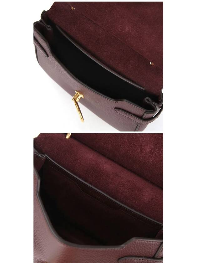 Amberley Classic Satchel Small Grain Shoulder Bag Oxblood - MULBERRY - BALAAN 4