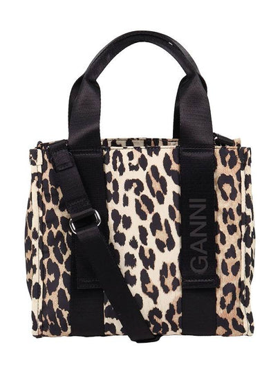 Leopard Tech Small Tote Bag - GANNI - BALAAN 2