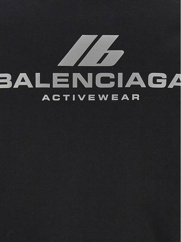 Balenciaga Logo Print Hoodie - BALENCIAGA - BALAAN 4