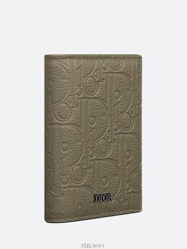 Vertical 2 tier card wallet - DIOR - BALAAN 2