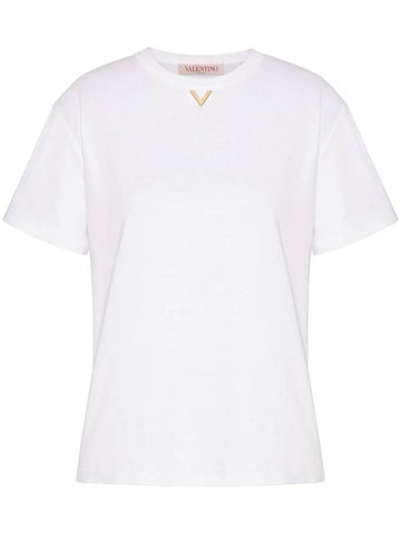 Valentino Garavani T-shirts and Polos White - VALENTINO - BALAAN 1