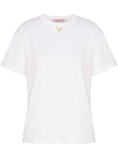 Valentino Garavani T-shirts and Polos White - VALENTINO - BALAAN 1