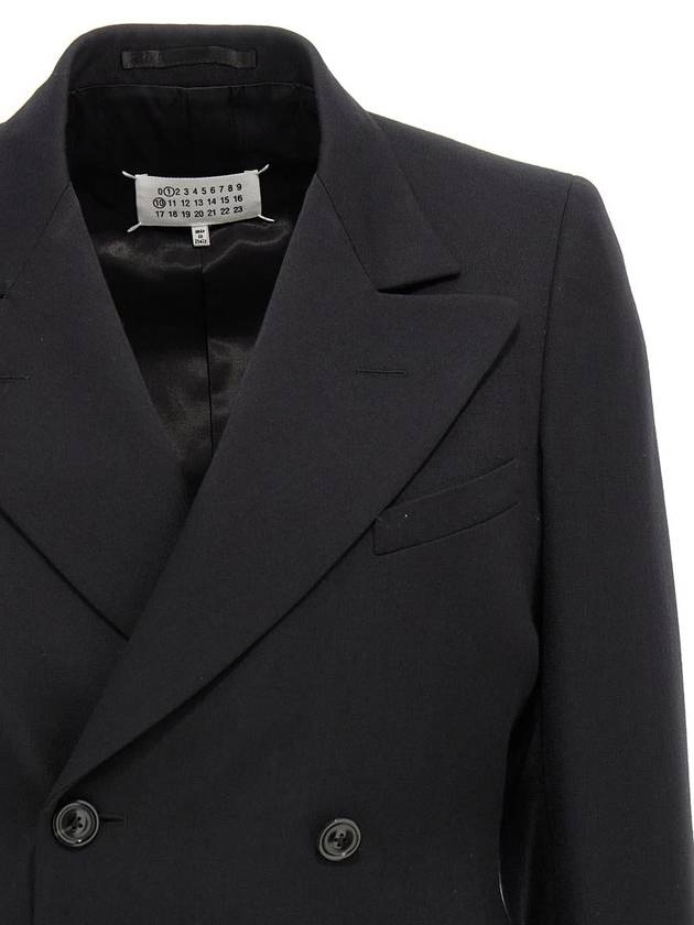 double breasted jacket black - MAISON MARGIELA - BALAAN 4