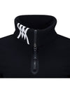 Official W LOGO POINT COLLAR L TS BK - ANEWGOLF - BALAAN 5