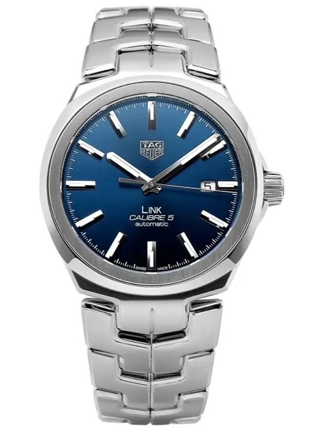 Men's Link Automatic Metal Watch Steel Blue - TAG HEUER - BALAAN 6