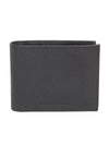 Men's Leather Half Wallet Navy - EMPORIO ARMANI - BALAAN 1