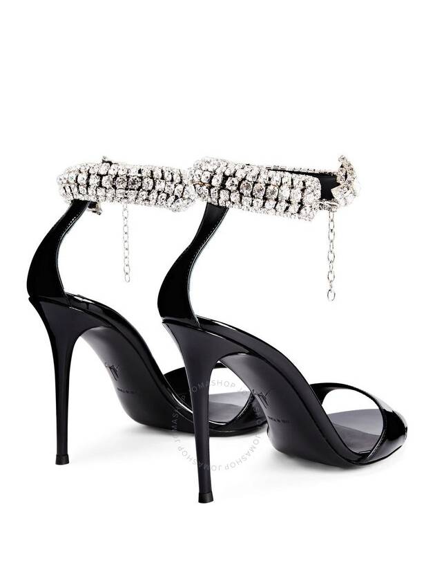 Giuseppe Zanotti Black Intriigo Bijoux Open-Toe Sandals, Brand Size 36 ( US Size 6 ) - GIUSEPPE ZANOTTI - BALAAN 3