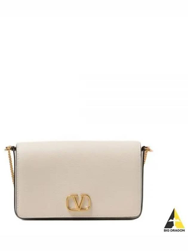 V Logo Signature Pouch Bag Ivory - VALENTINO - BALAAN 2