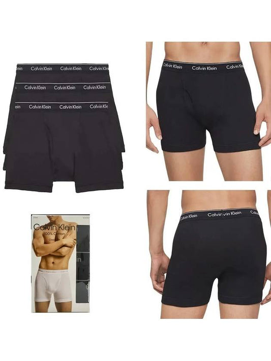 Underwear men s boxer briefs cotton 3 piece set - CALVIN KLEIN - BALAAN 1