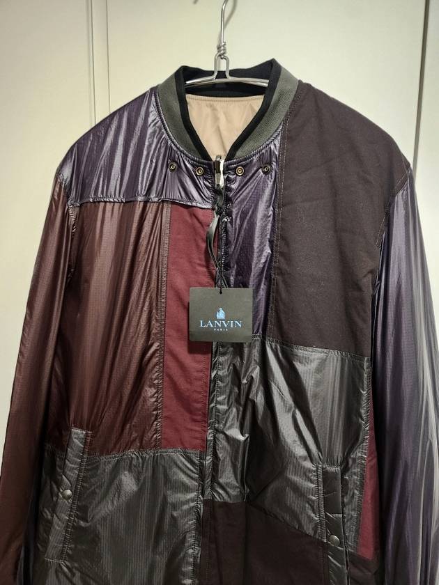 Reversible patchwork bomber jacket - LANVIN - BALAAN 3