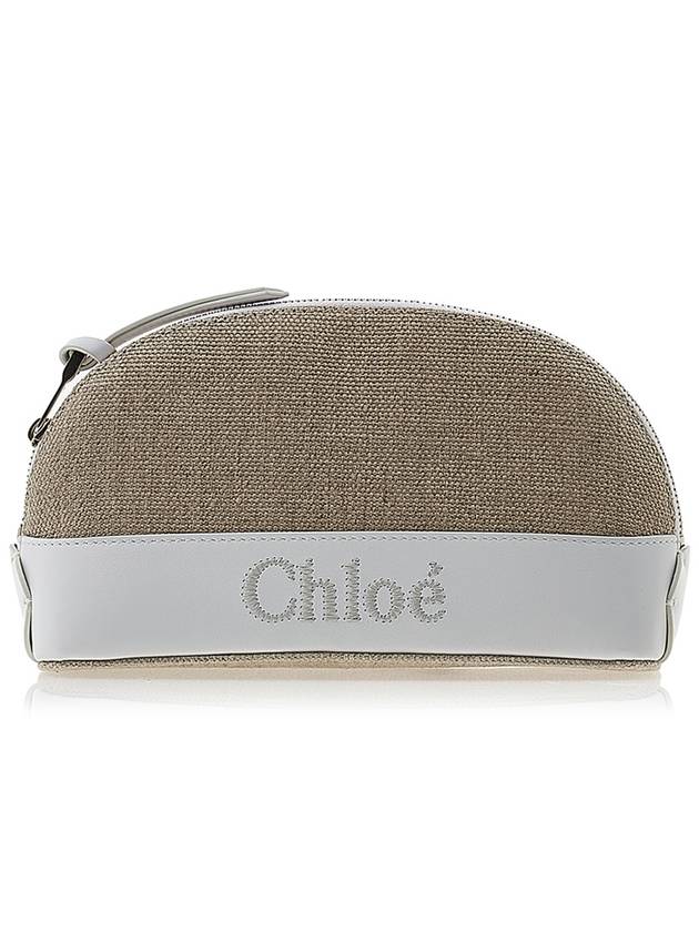 Women's Sense Pouch Bag Beige White - CHLOE - BALAAN 2