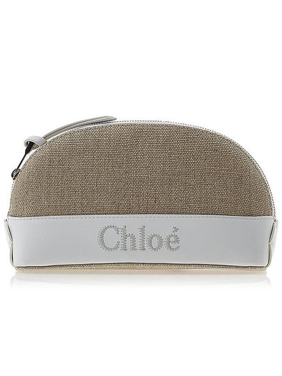 WoMen's Sense Pouch Bag Beige White - CHLOE - BALAAN 2