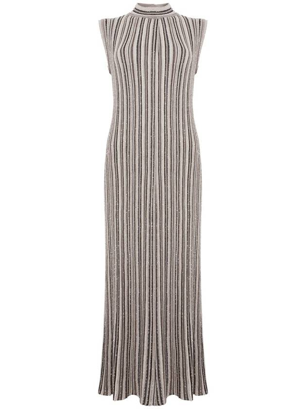 D.Exterior Lurex Striped Maxi Dress - D.EXTERIOR - BALAAN 1