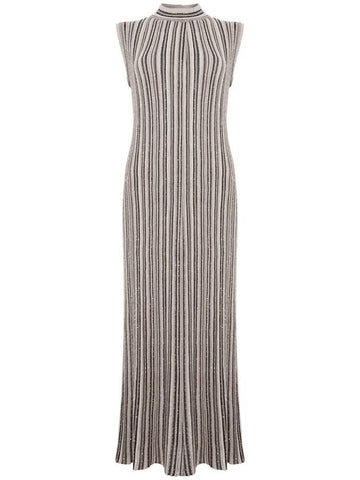 D.Exterior Lurex Striped Maxi Dress - D.EXTERIOR - BALAAN 1