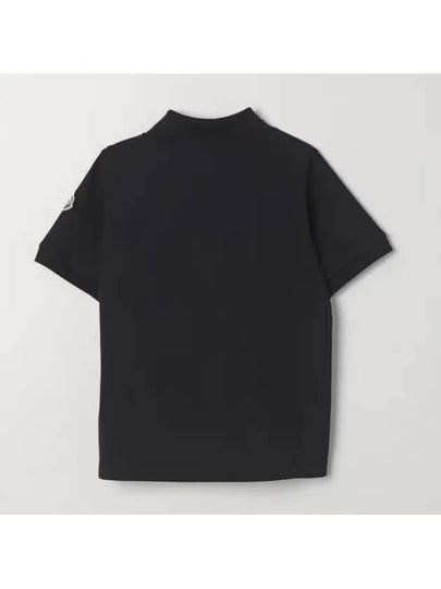 Kids Polo T Shirt Black 8A000058496W 999 - MONCLER - BALAAN 2