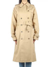 Greta Double Breasted Cotton Trench Coat Beige - A.P.C. - BALAAN 2