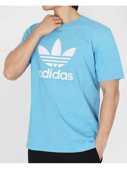 Trefoil Short Sleeve T-Shirt Semi Blue - ADIDAS - BALAAN 2