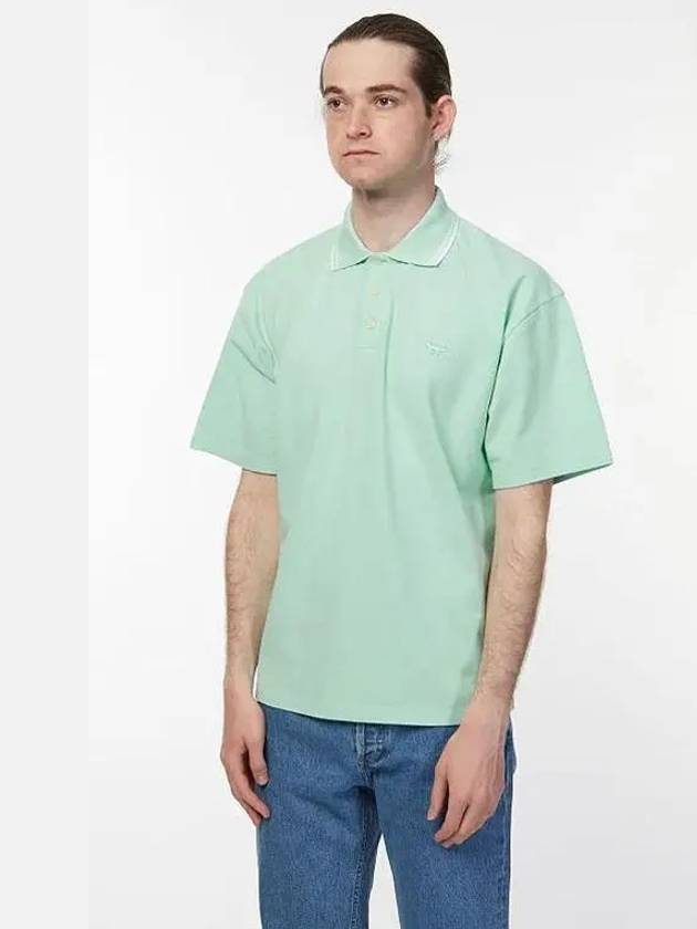 Fox Patch Relax PK Polo Mint - MAISON KITSUNE - BALAAN 5